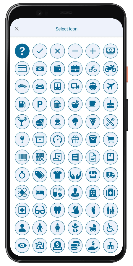 Category icons
